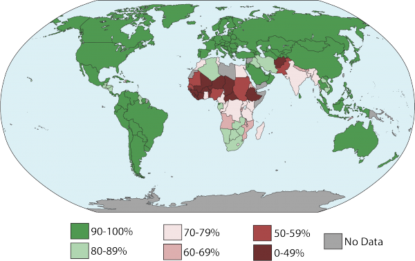 Adult Literacy Rates, 2018