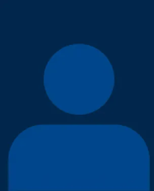 blue person silhouette